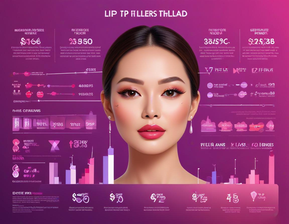 อินโฟกราฟิก แสดง ราคาฟิลเลอร์ ปาก ใน ประเทศไทย พร้อม ข้อมูล เปรียบเทียบ ราคา